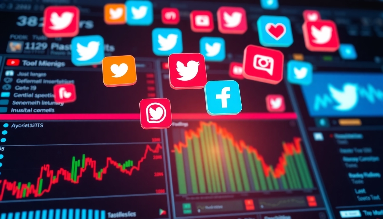 Social Media Industry News highlights with digital news icons and industry updates for digital