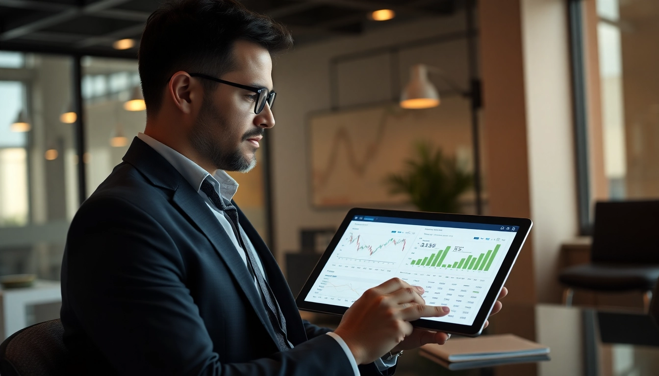 Expert Investment Advice UK professional reviewing analytics to guide clients' investment
