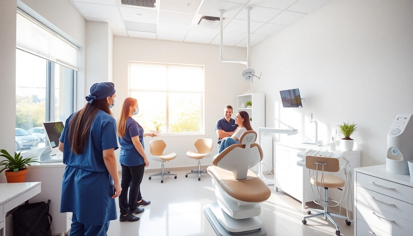 Ventura Bright Dental team providing friendly dental care in a modern, welcoming environment to